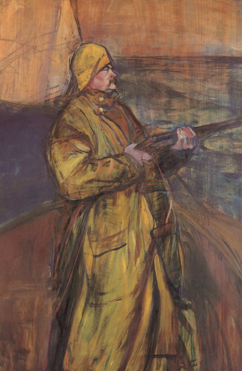 Maurice Joyant in the Somme Bay by Henri de Toulouse Lautrec