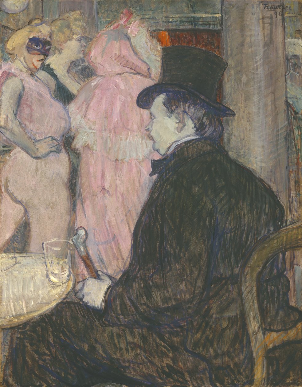 Maxime Dethomas, 1896 by Henri de Toulouse Lautrec