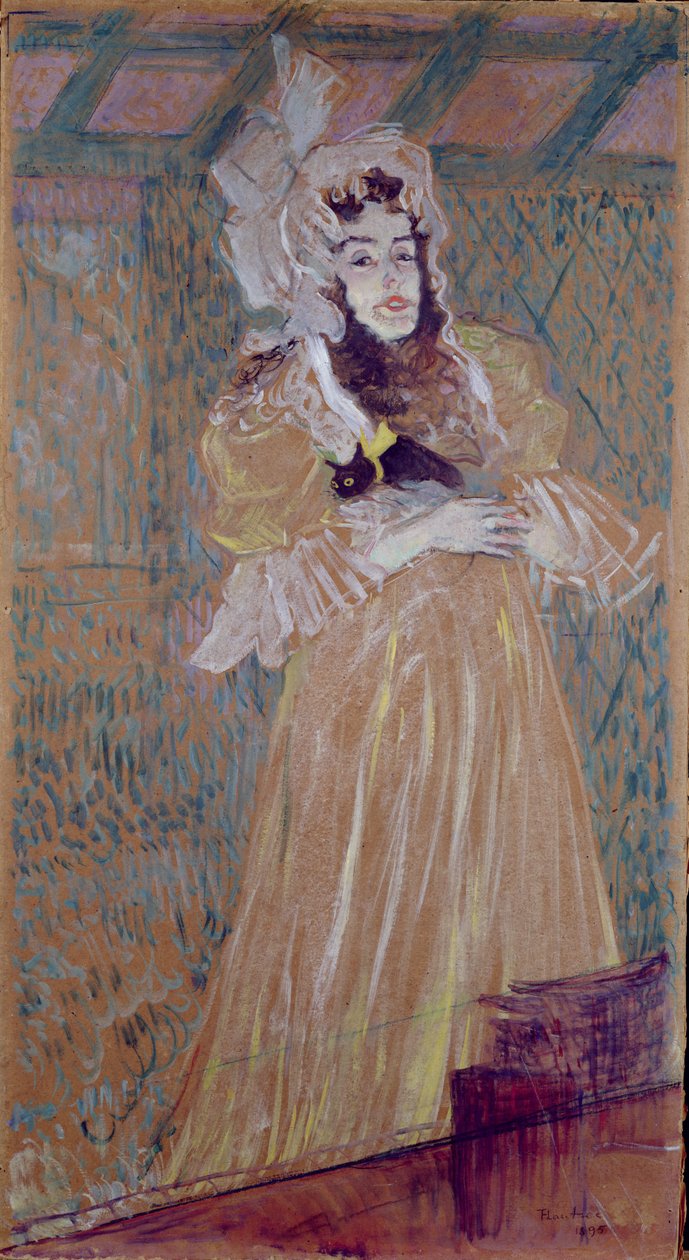 Miss May Belfort, 1895 by Henri de Toulouse Lautrec