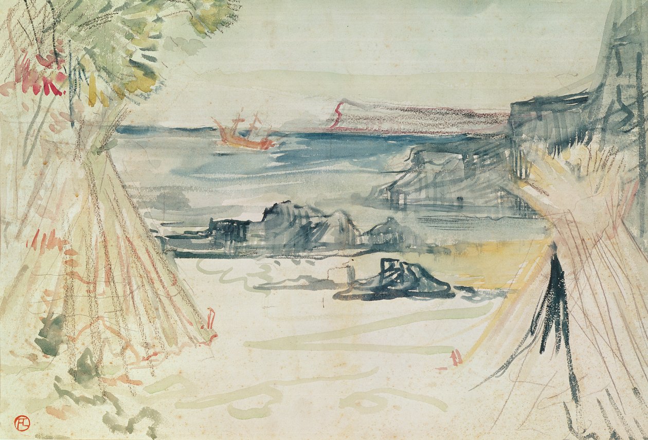 Paul and Virginie by Henri de Toulouse Lautrec
