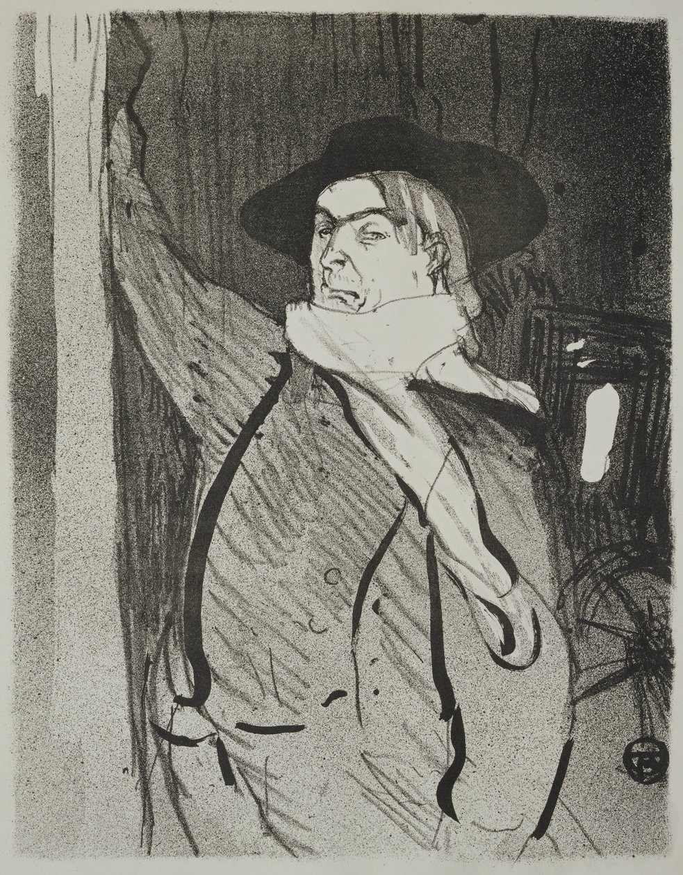 Portrait of Aristide Bruant (c.1895-1900) by Henri de Toulouse Lautrec
