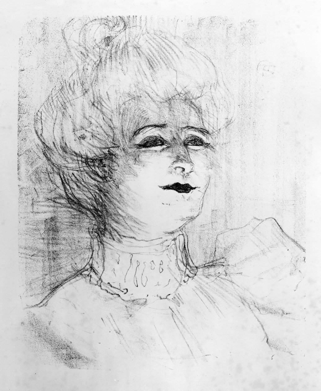 Portrait of Marie-Louise Marsy on Stage by Henri de Toulouse Lautrec