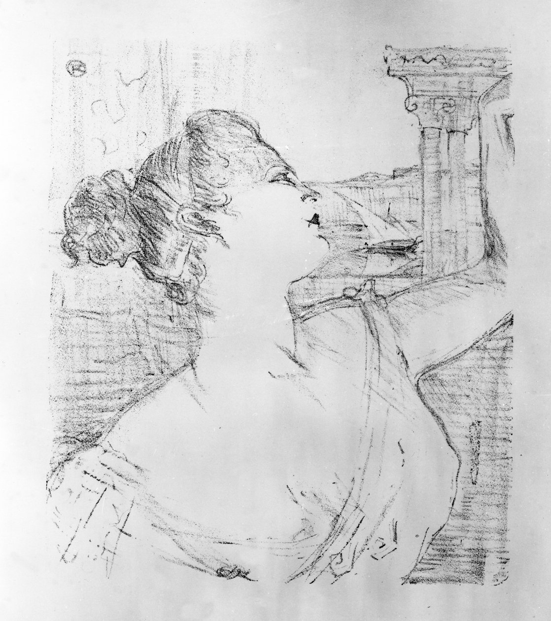 Sibyl Sanderson, 1898 by Henri de Toulouse Lautrec