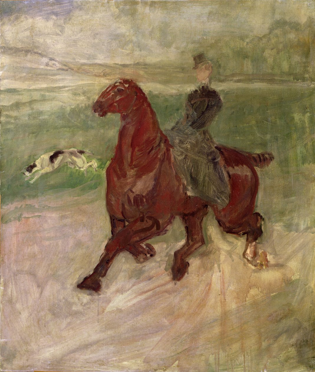 The Amazon by Henri de Toulouse Lautrec