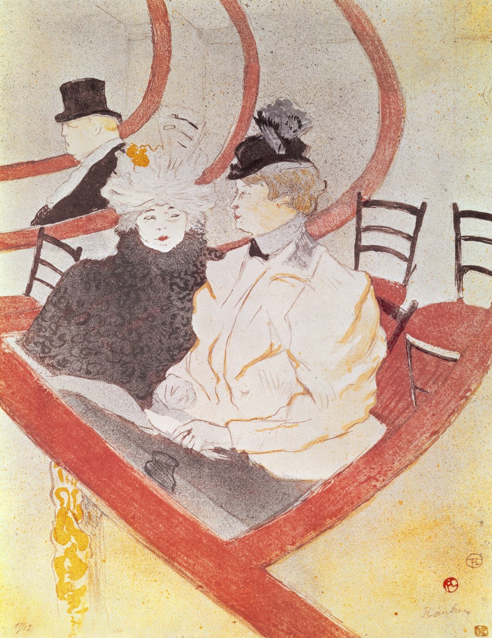 The Grande Loge by Henri de Toulouse Lautrec