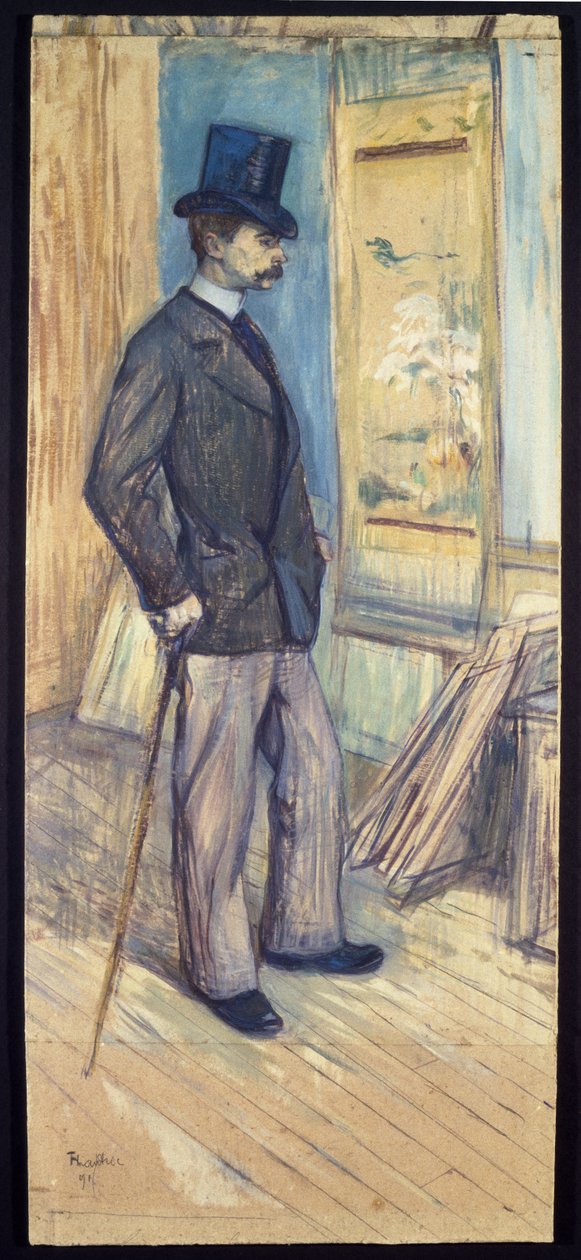Portrait of M. Paul Sescau, 1891 by Henri de Toulouse Lautrec