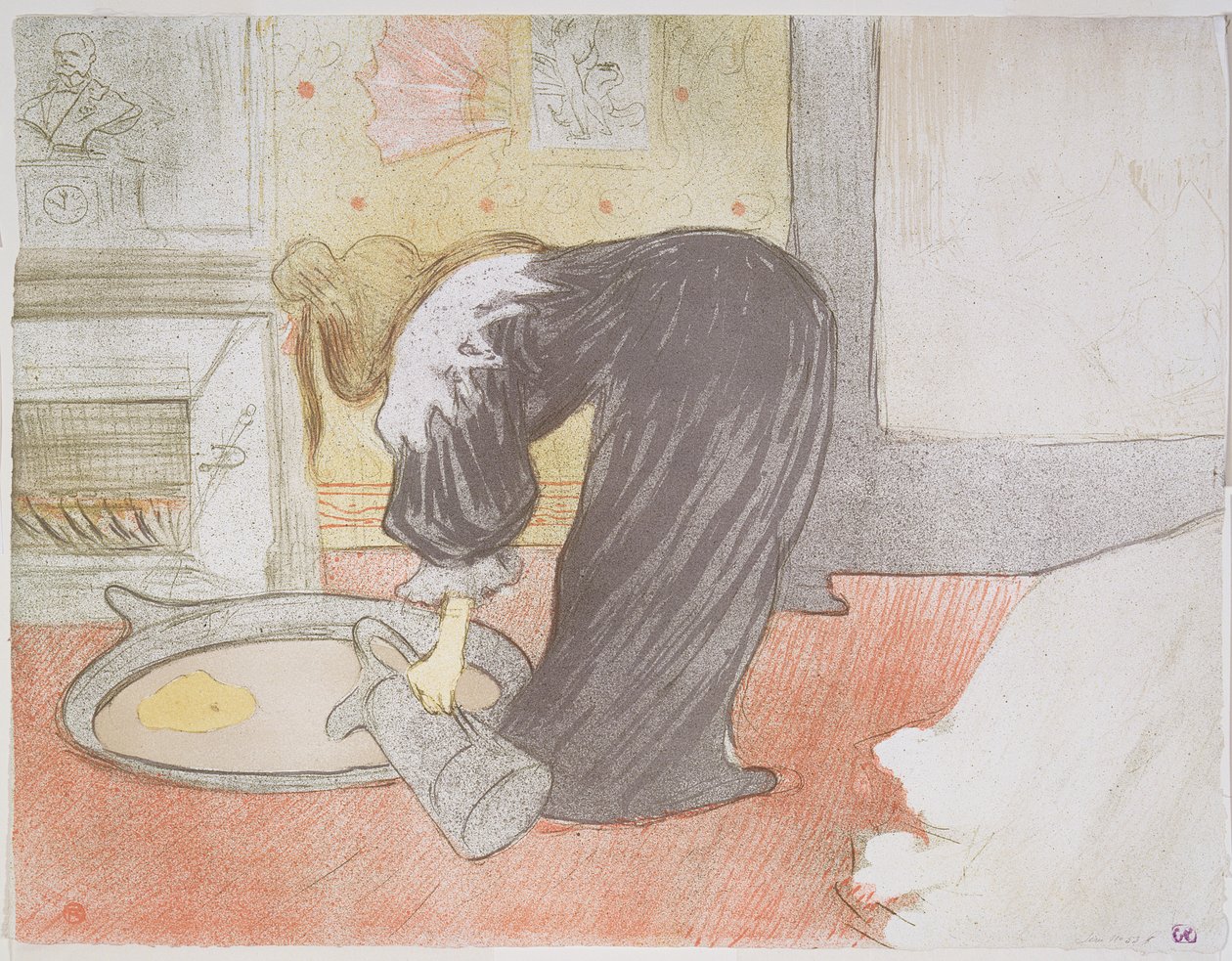 Woman at the Tub, 1896 by Henri de Toulouse Lautrec