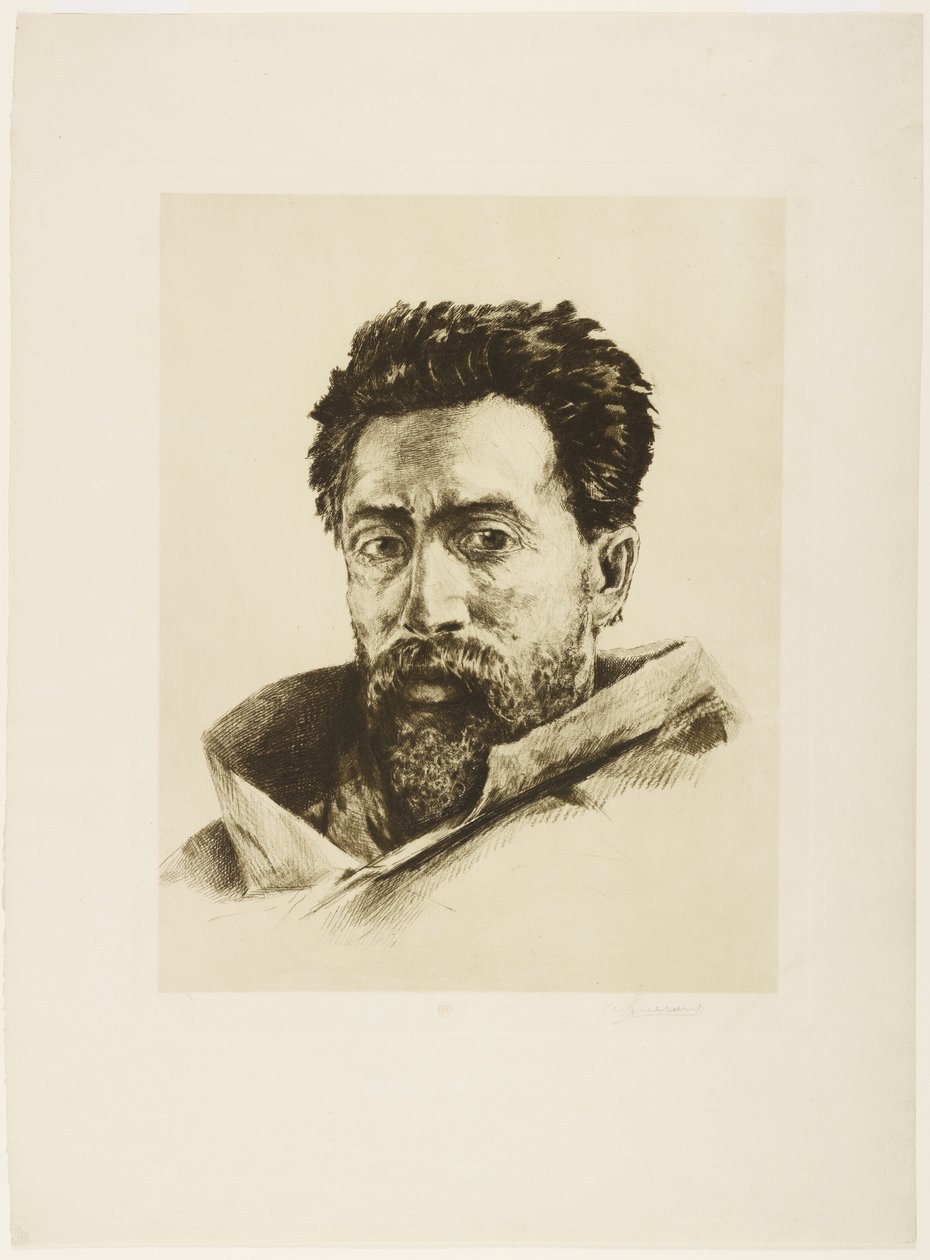 A Striker by Henri Charles Guérard