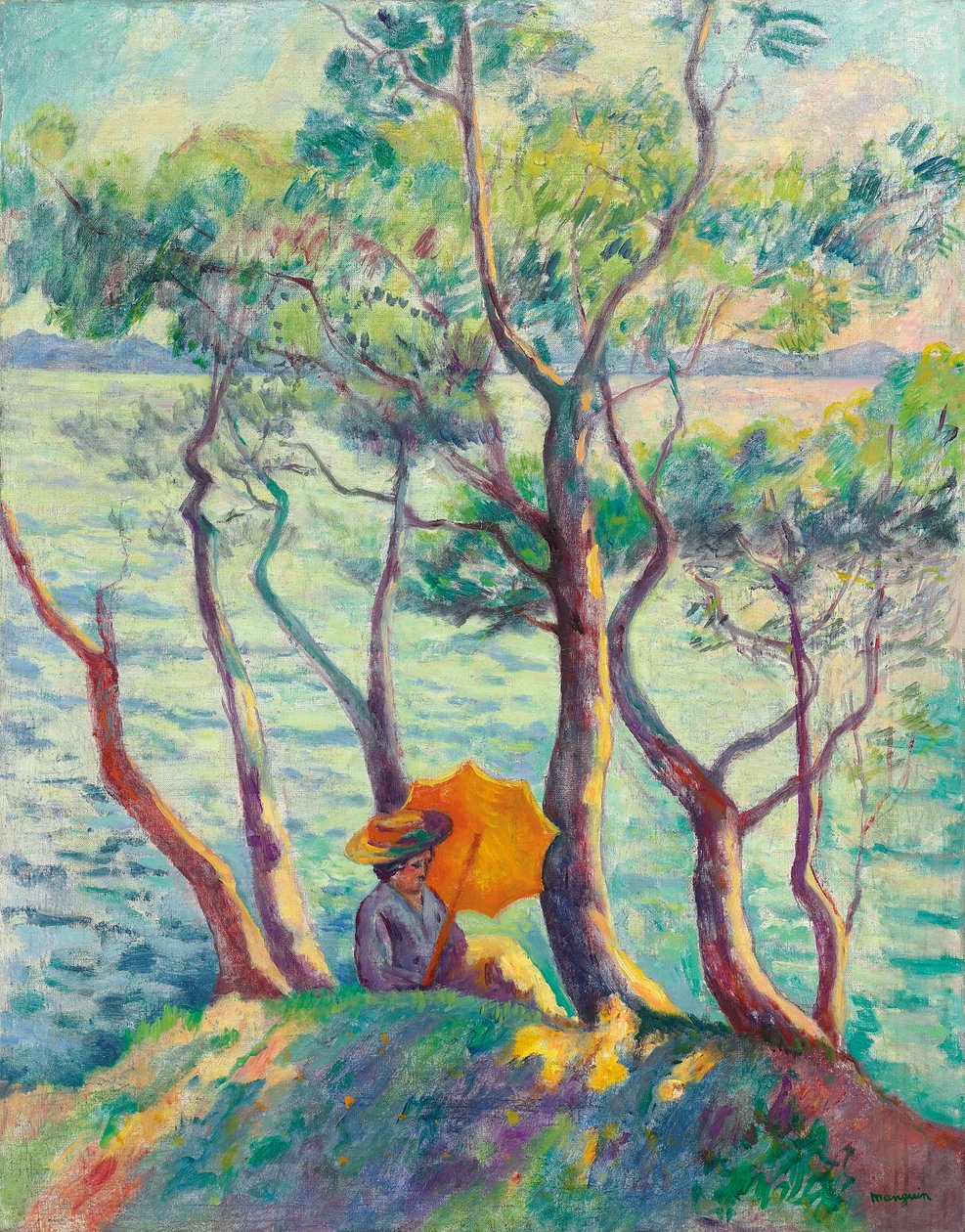 Jeanne with the Parasol, Cavaliere by Henri Charles Manguin