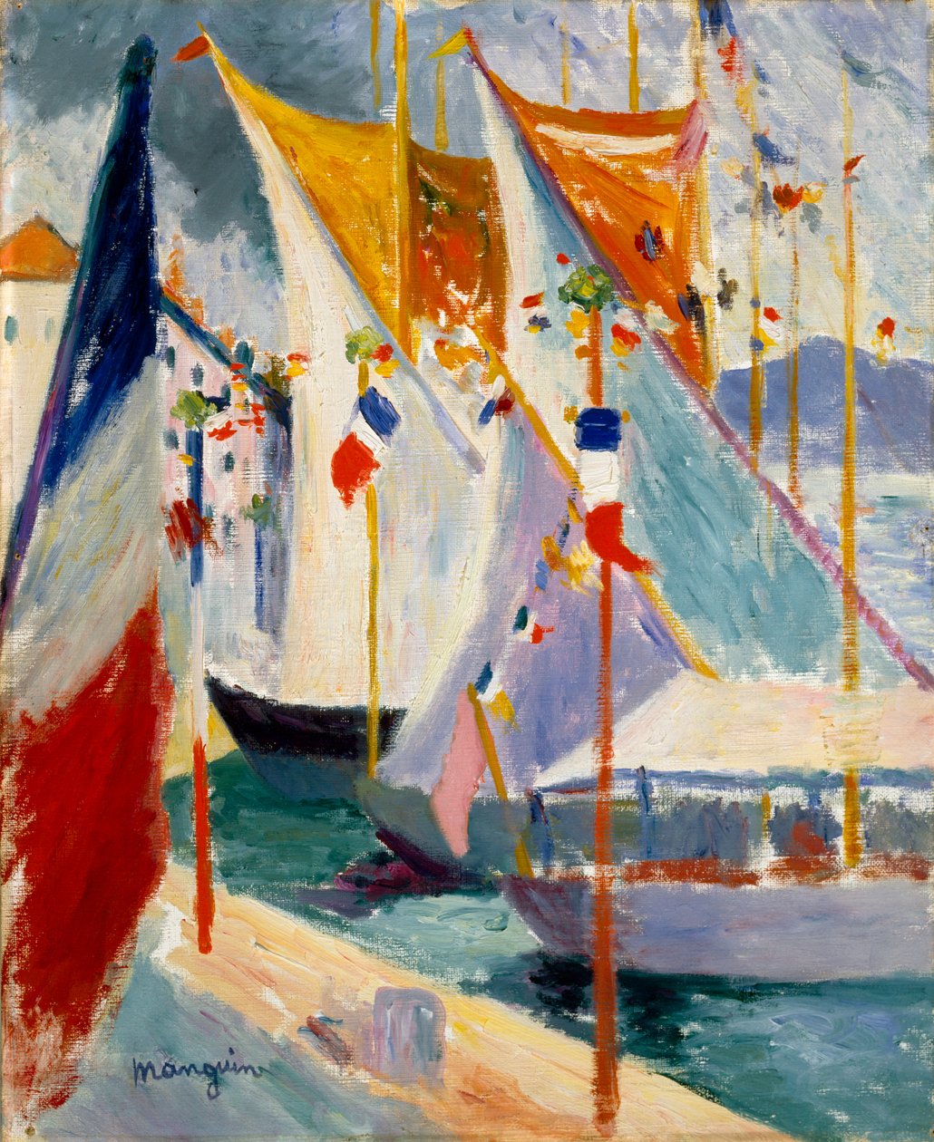 Port of Saint-Tropez by Henri Charles Manguin