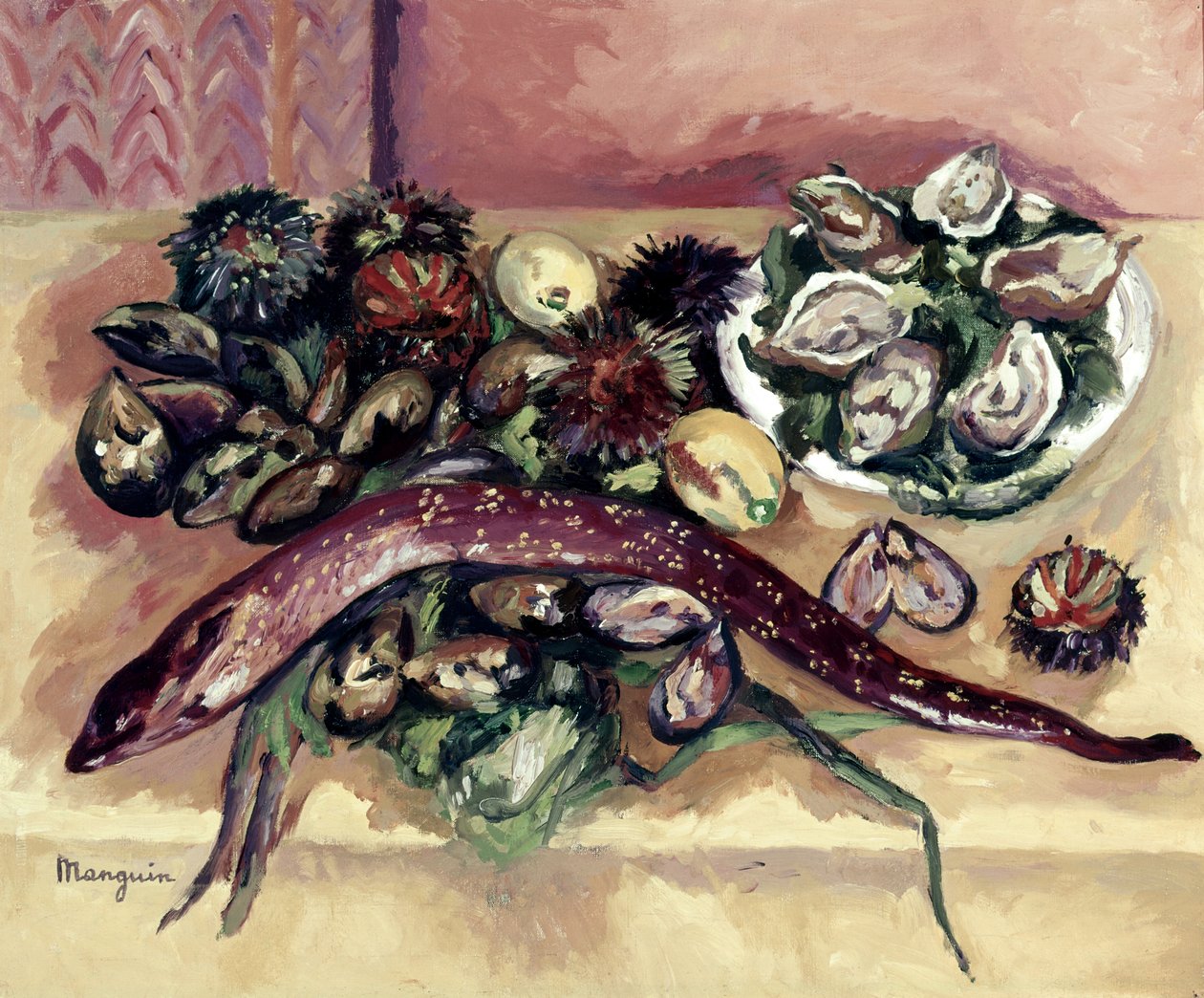 Still Life with Eel by Henri Charles Manguin