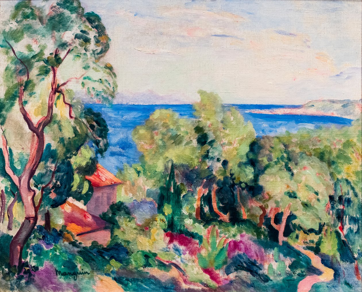 The Gulf of Saint-Tropez, circa 1906-1909 by Henri-Charles Manguin