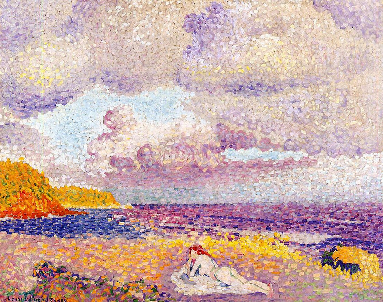 An Incoming Storm by Henri Edmond Cross