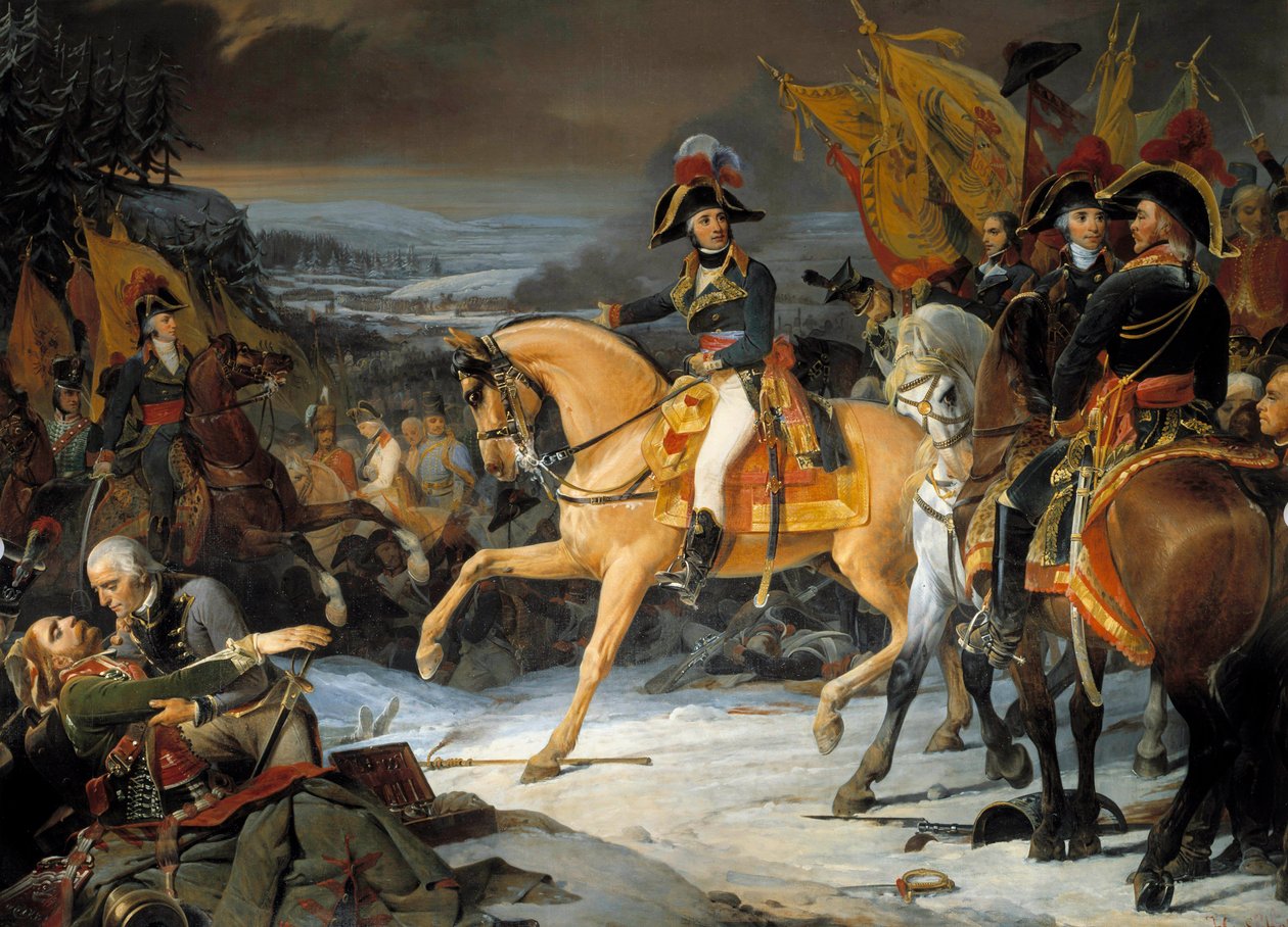 The Battle of Hohenlinden on December 3 by Henri Frederic Schopin