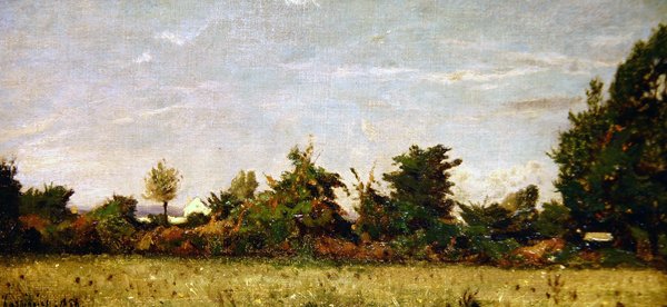 Landscape with Cottage by Henri Joseph Harpignies