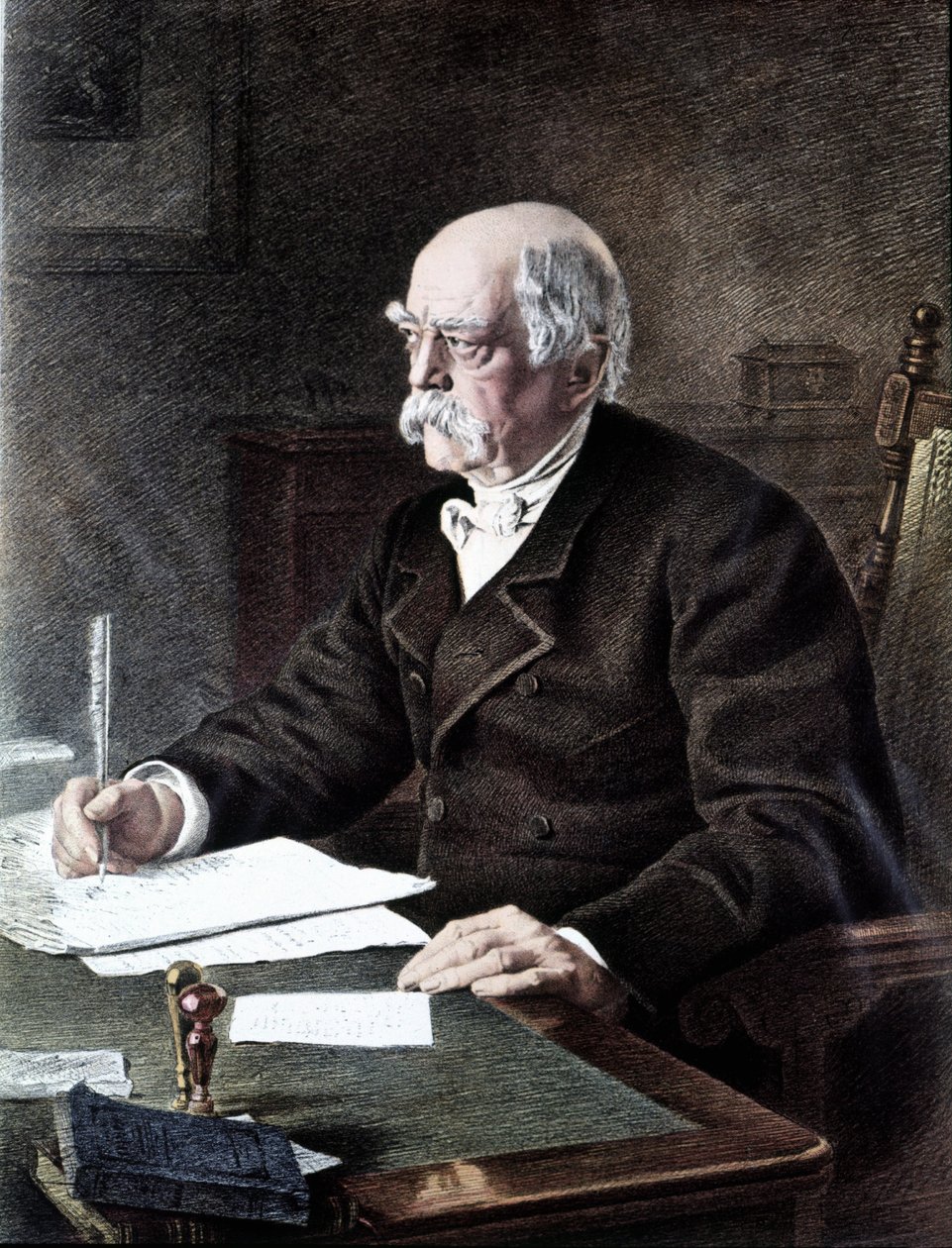 Otto, Prince von Bismarck, German Statesman According to the Painting of All Saints by Henri (after) Toussaint