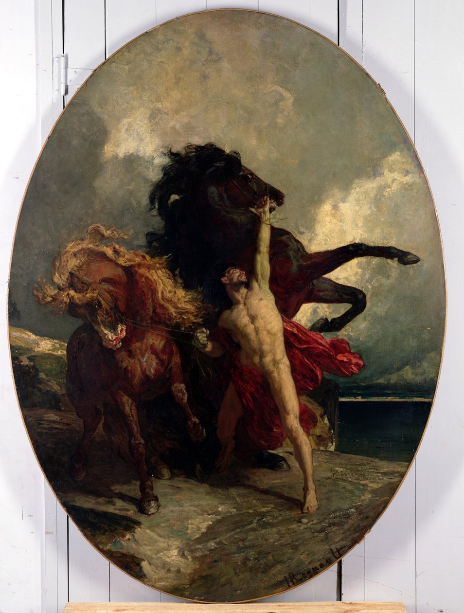 Automedon with the Horses of Achilles by Henri Alexandre Georges Regnault