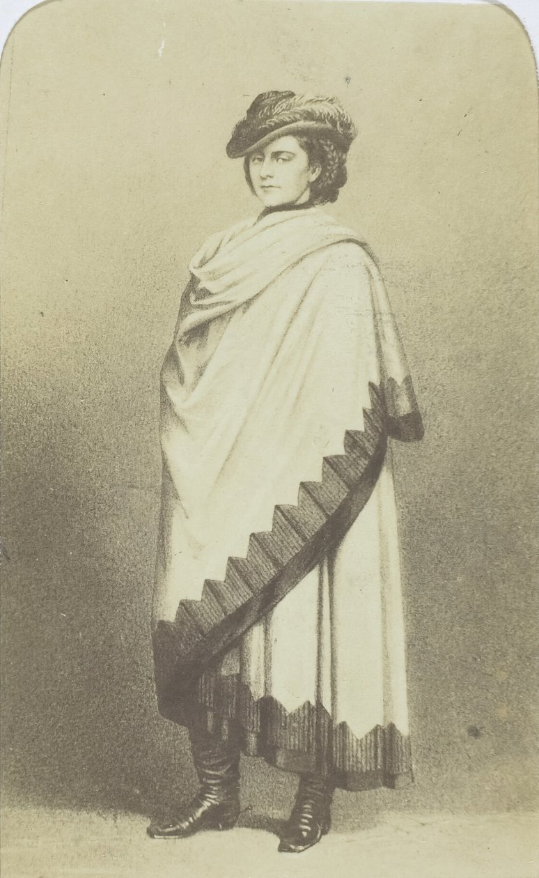Ex-Queen of Naples, 1860-69 by Henri Alexis Omer Tournier