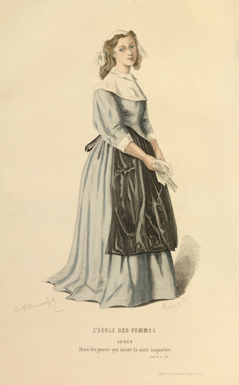 Costume for the role of Agnes by Henri Allouard