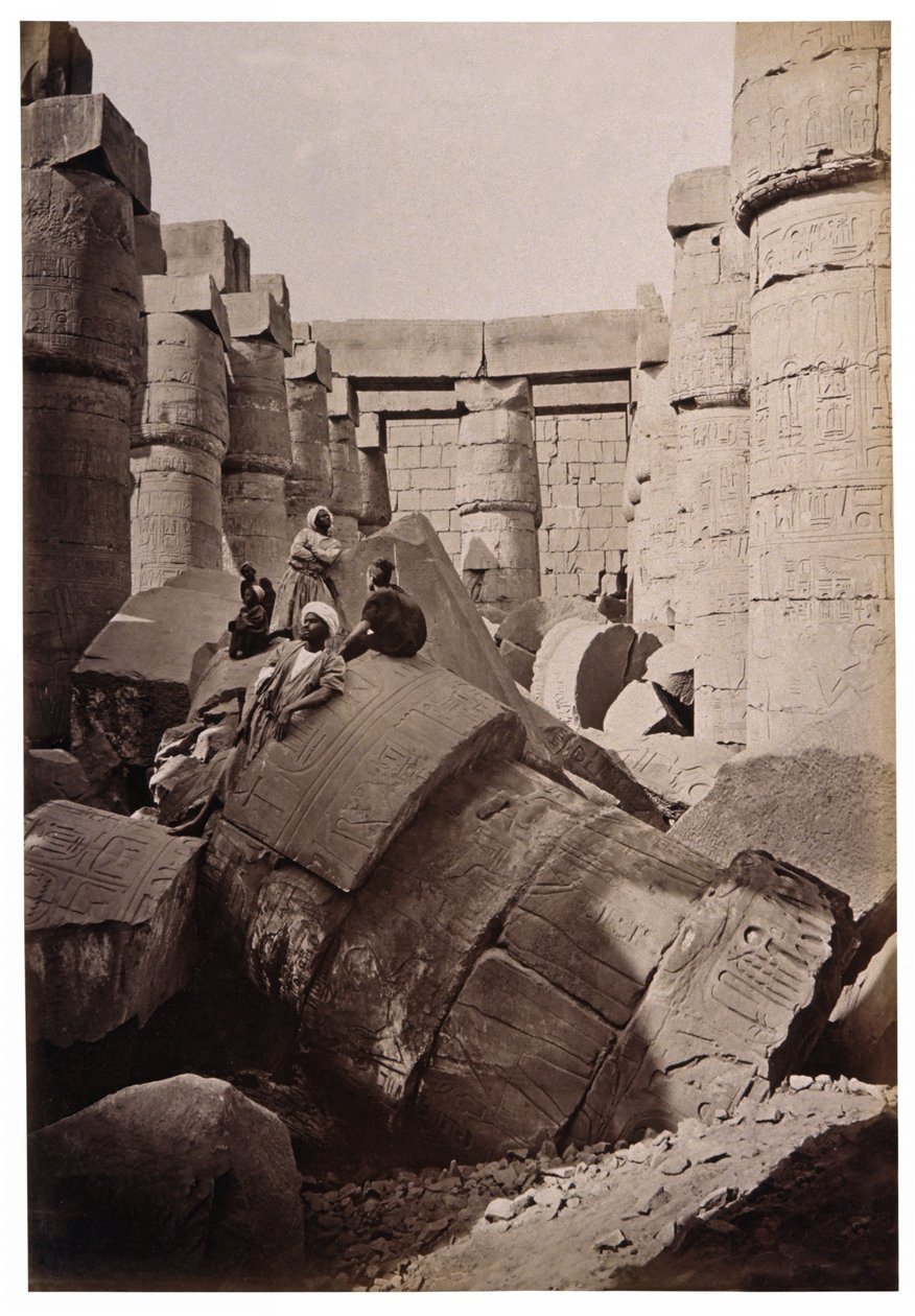 Ruins of Karnak by Henri Béchard