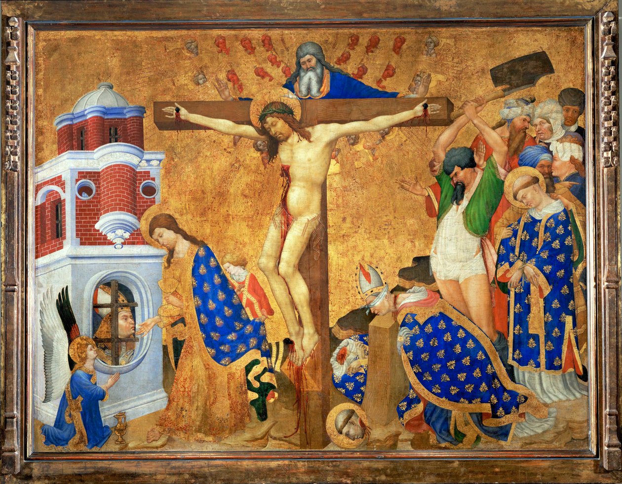 Altar of Saint Denis: Communion and Martyrdom by Henri Bellechose