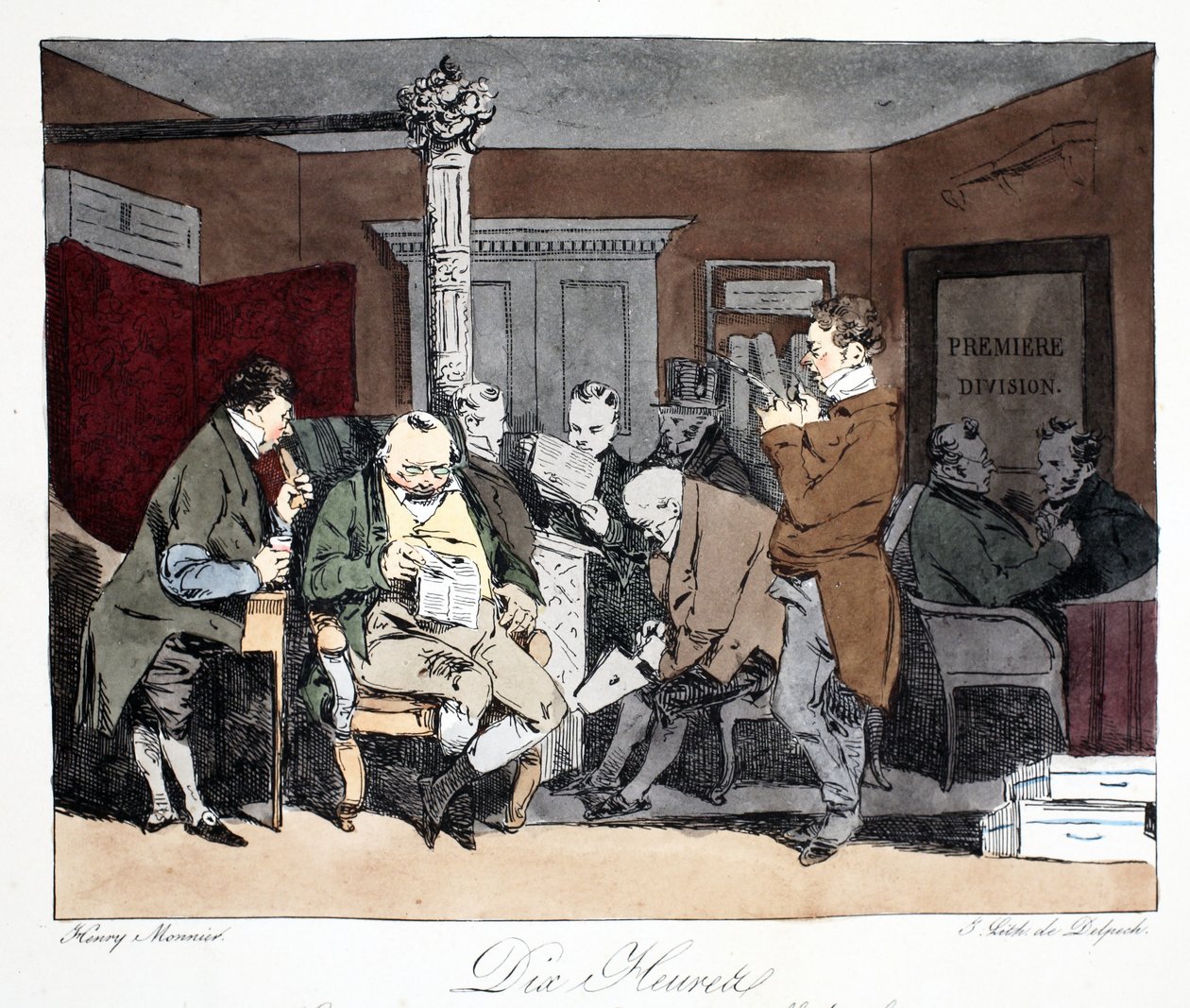 Dix Heures, illustration from 