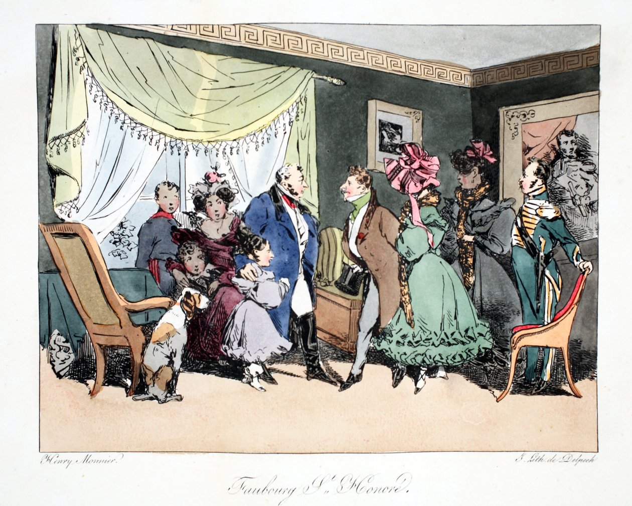 Faubourg St. Honoré, illustration from 