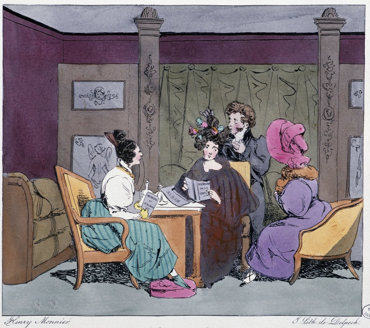 The Toilet (Hairdresser at Home) in the 19th Century - in “Jadis et aujourd