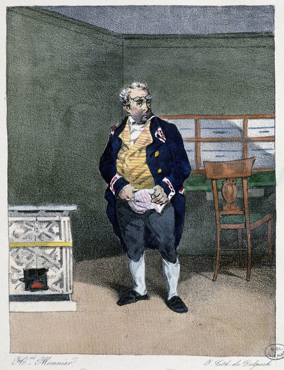 Office Boy - in “Administrative Mores” by Henri Monnier by Henri Bonaventure Monnier