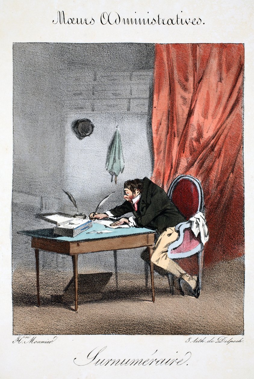 Surnuméraire, illustration from 