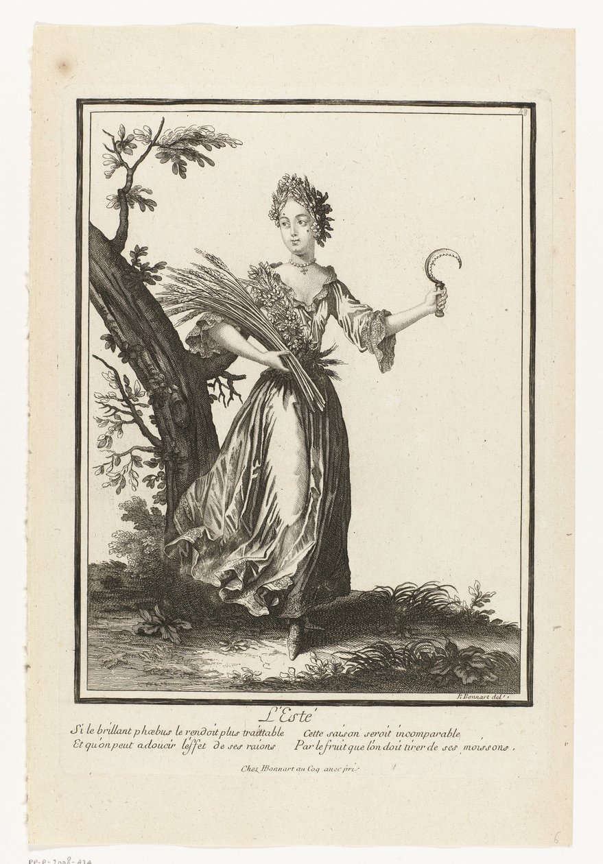 Summer (Personifications of the Four Seasons) by Henri Bonnart (possibly)