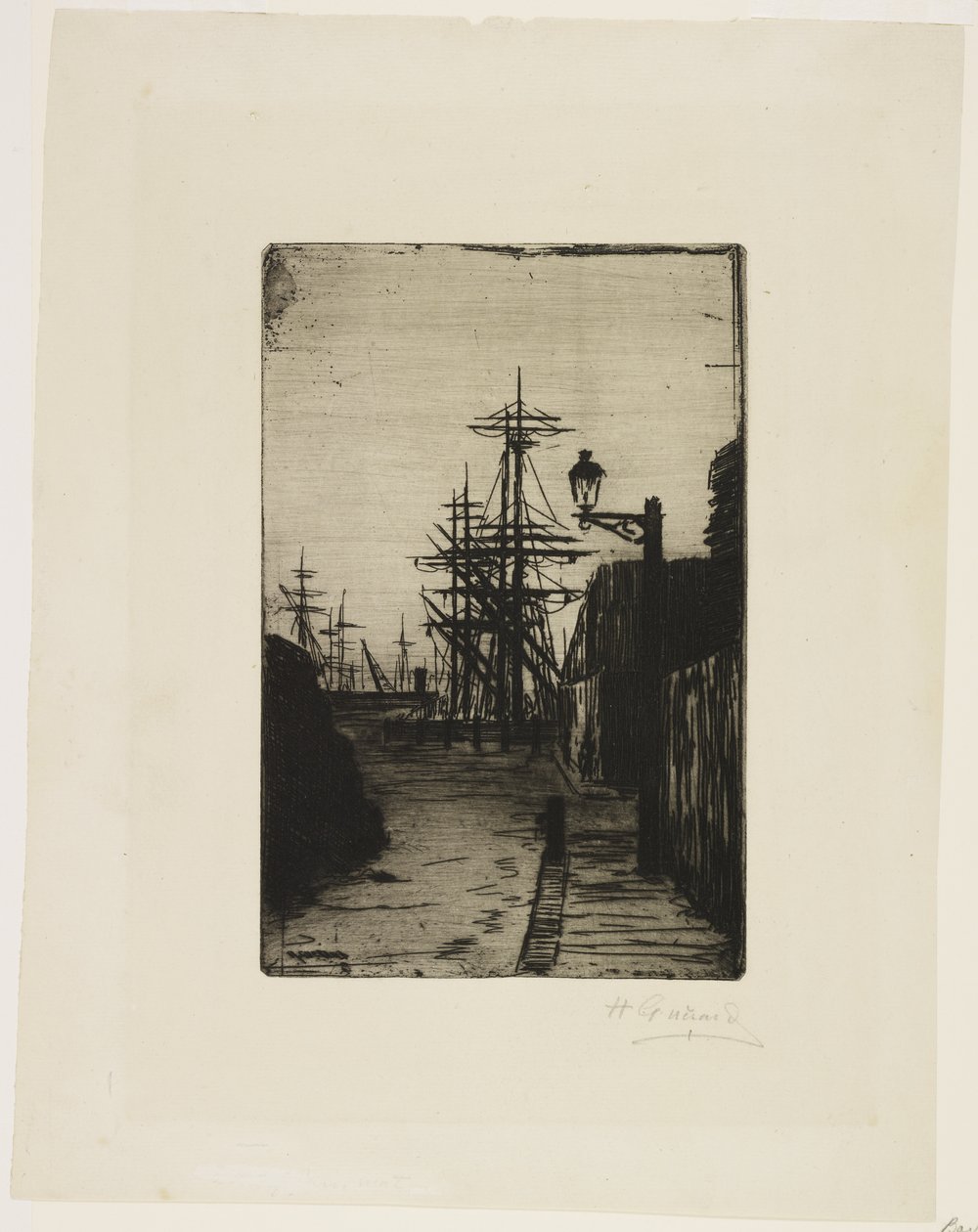 Docks by Henri Charles Guérard