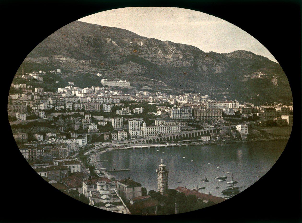 The city and gulf of Monaco by Henri Chouanard