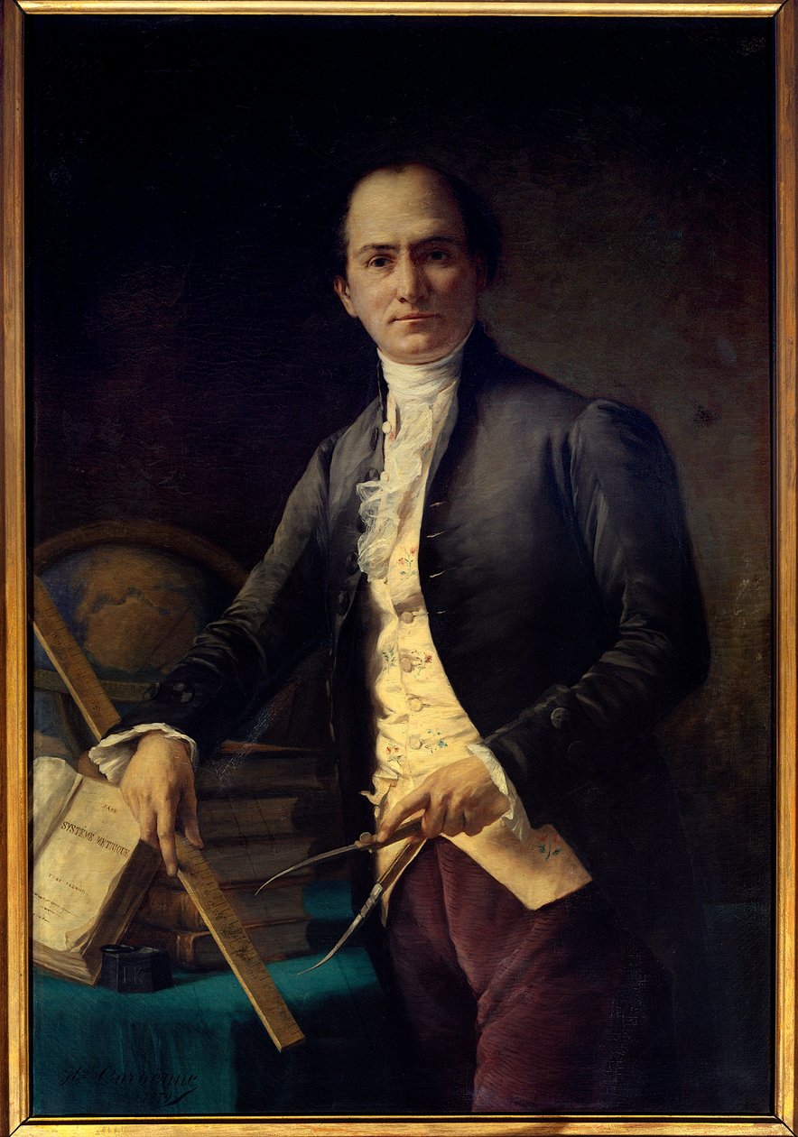 Portrait of the Astronomer Jean Baptiste Joseph Delambre (1749-1822) by Henri Coroenne