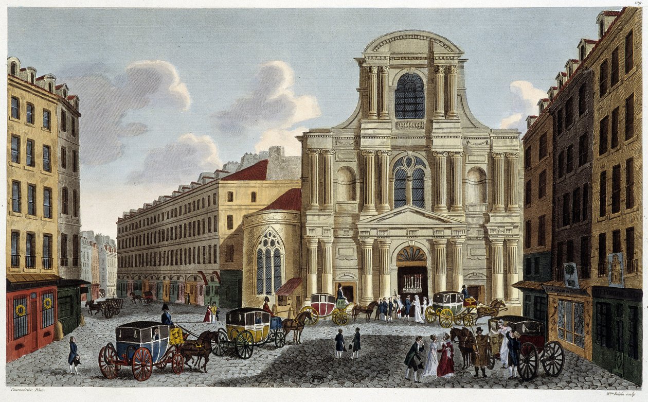 Saint-Gervais Church, circa 1820 - in 