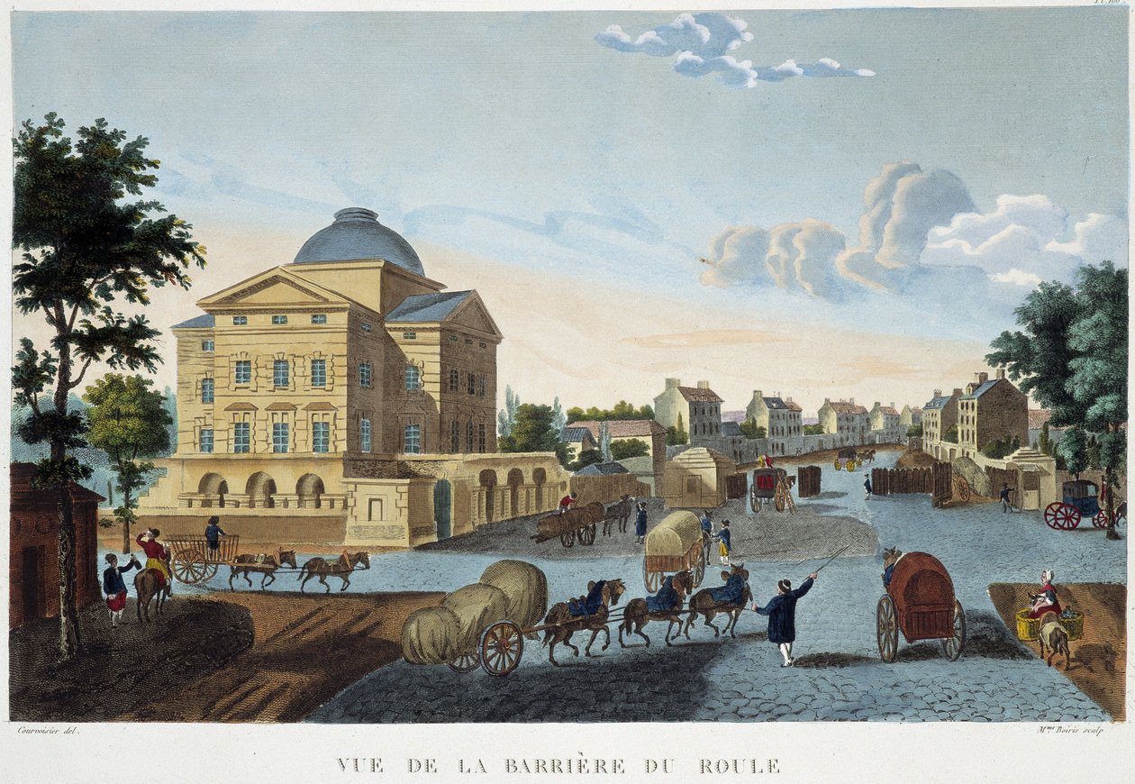 La barrière du Roule, ca. 1820 - in 