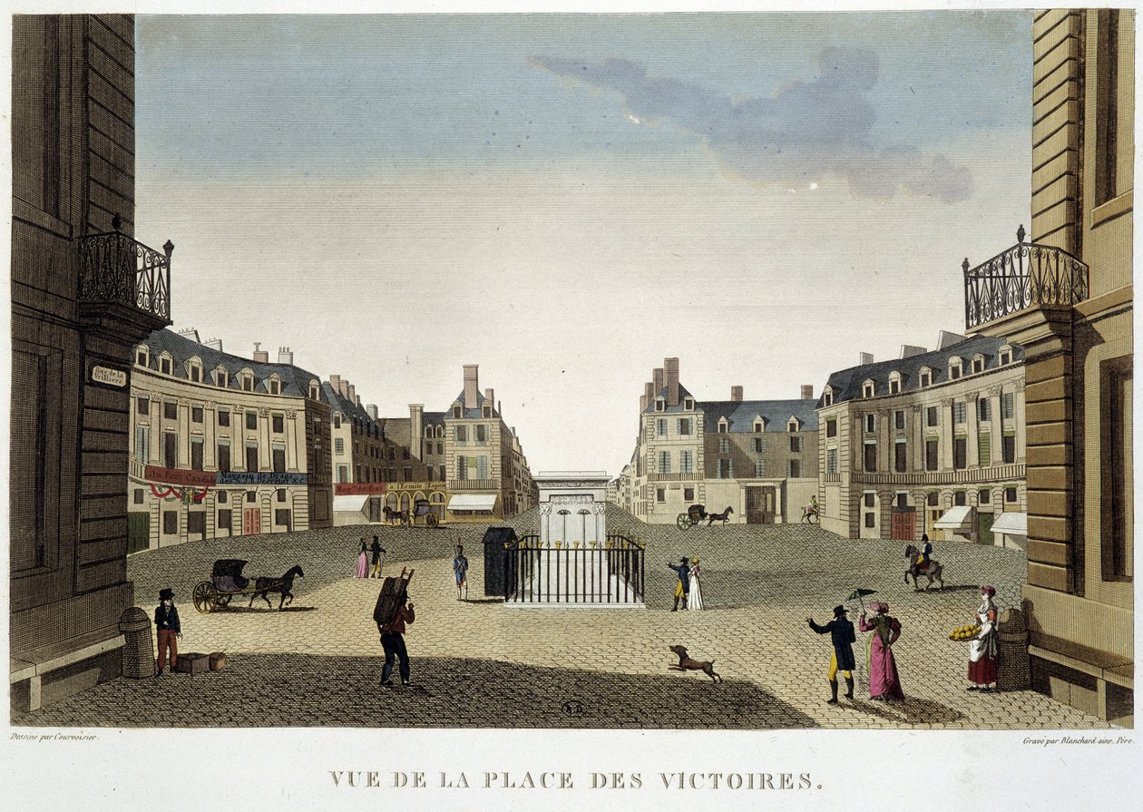 Place des Victoires - Paris by Courvoisier by Henri Courvoisier Voisin