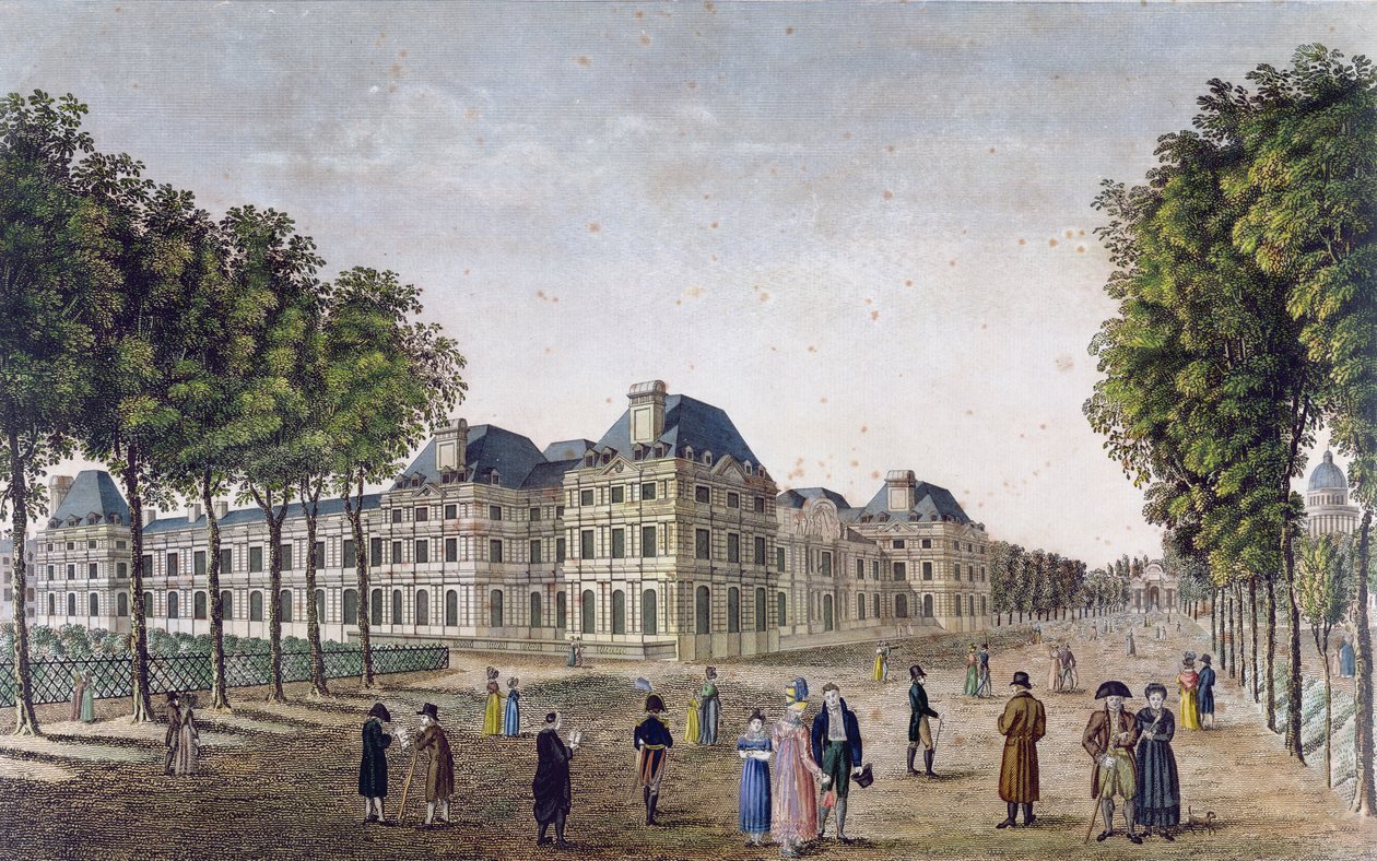 The Luxembourg Palace, c.1815-20 by Henri Courvoisier Voisin