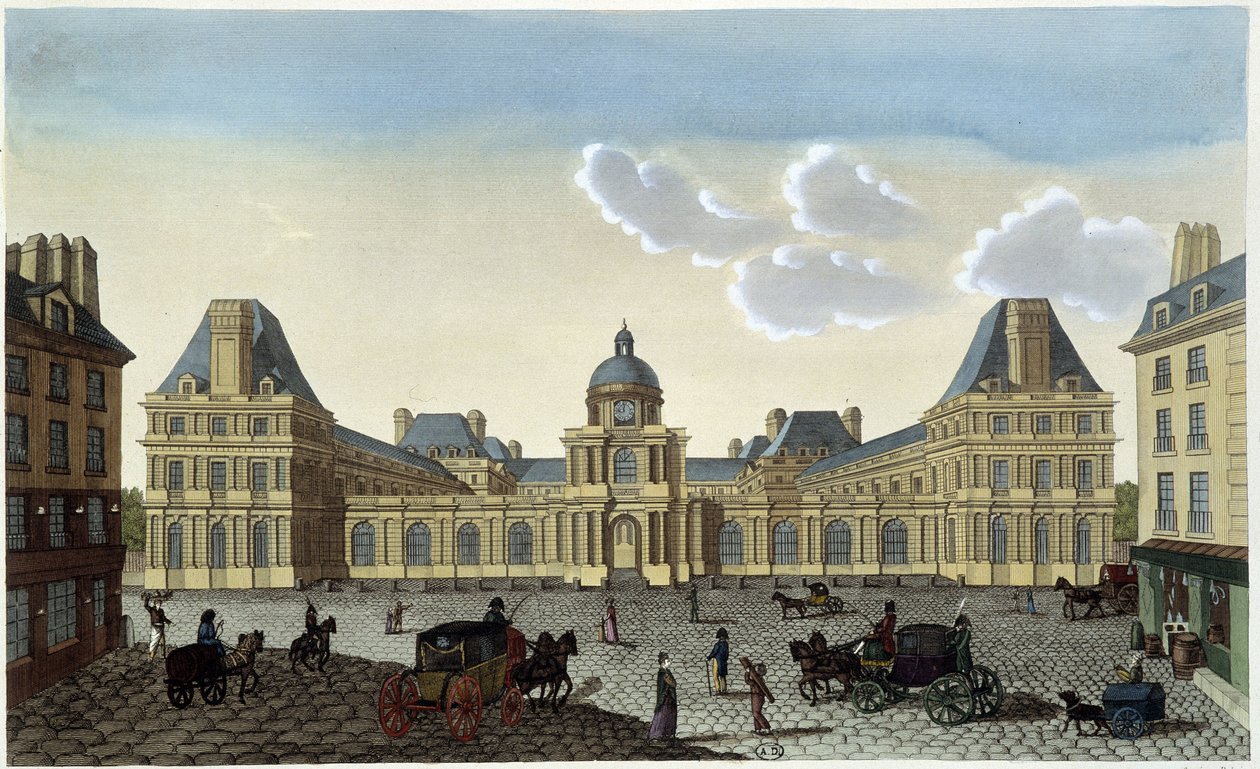 View of the Palais du Luxembourg, circa 1820 - in “Vues de Paris” by Courvoisier by Henri Courvoisier Voisin