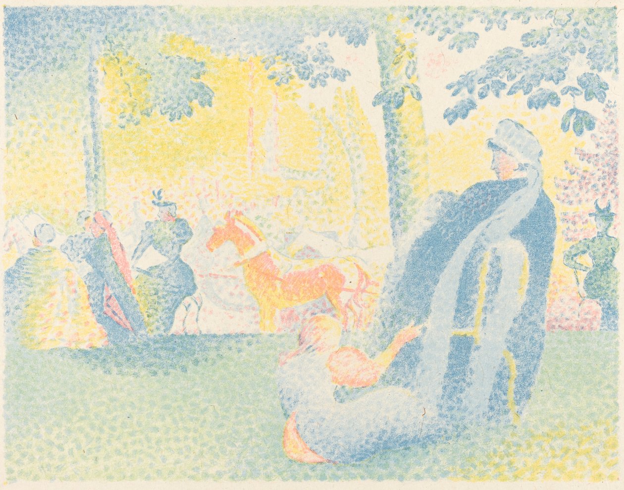 In the Park by Henri Edmond Cross