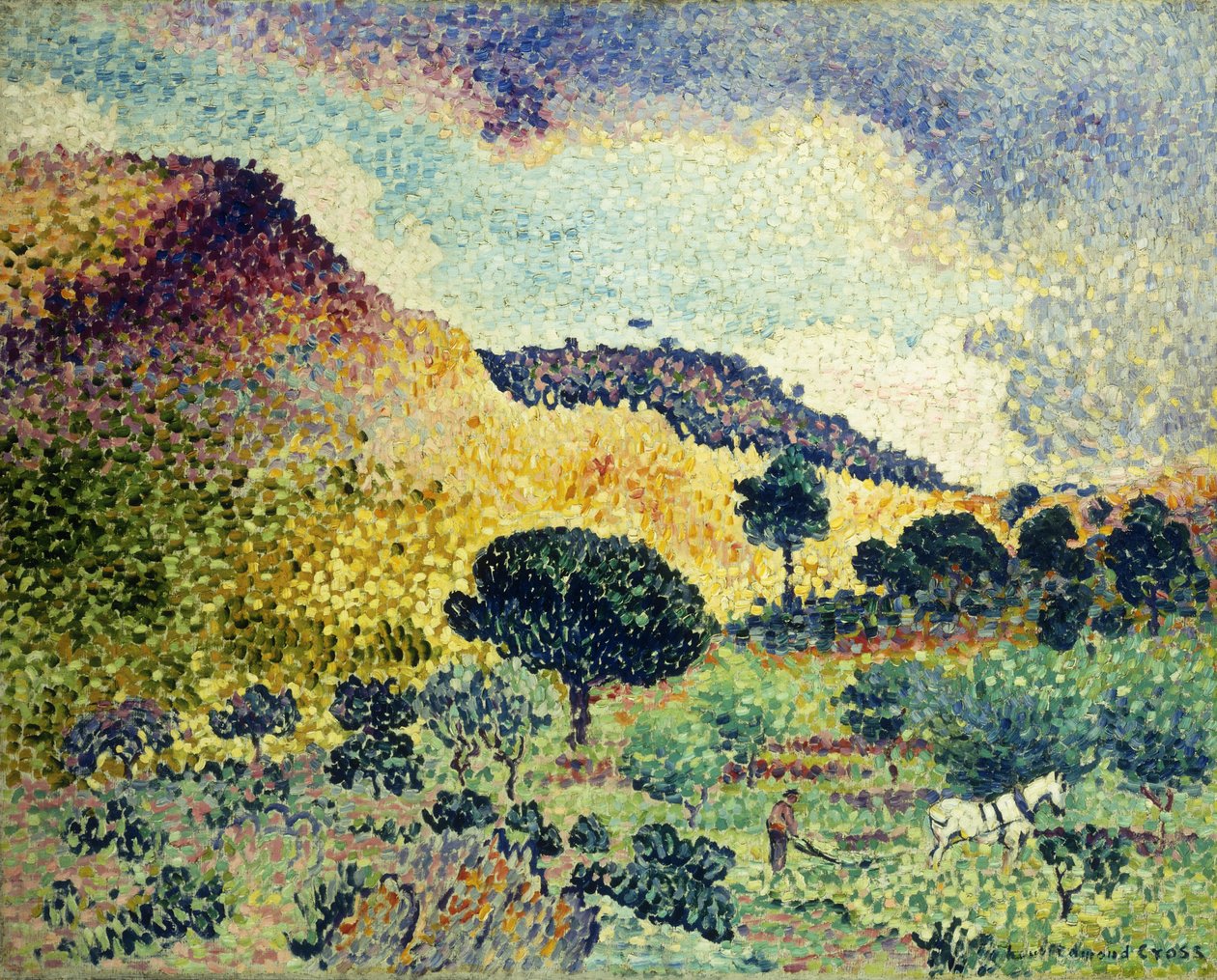 La Chaine des Maures, June, 1906-April 1907 by Henri Edmond Cross