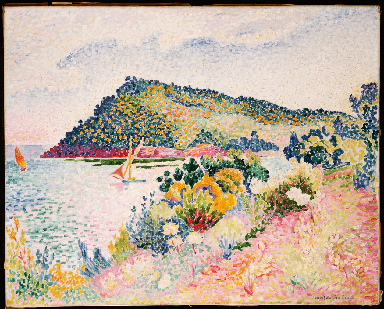 The Black Cape, Pramousquier Bay by Henri Edmond Cross