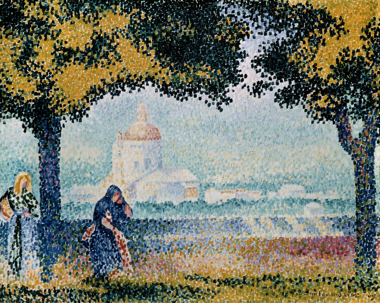 The Church of Santa Maria degli Angeli Near Assisi by Henri Edmond Cross