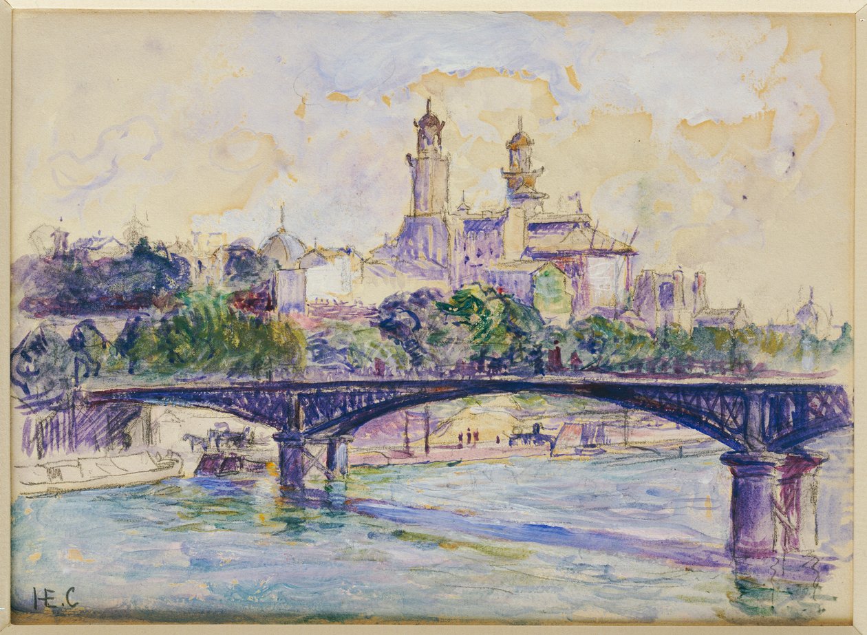 The Seine in Front of the Trocadero by Henri Edmond Cross