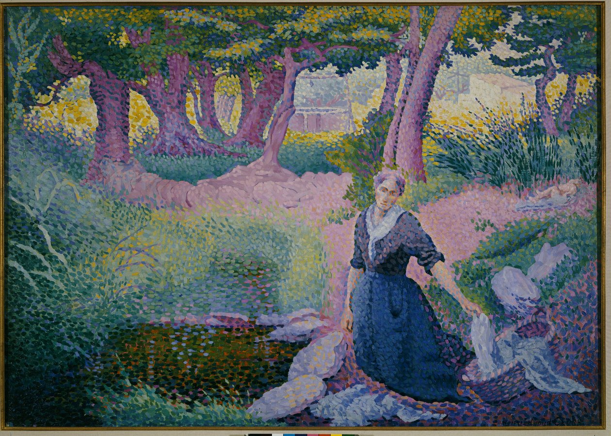 The Washerwoman by Henri Edmond Cross