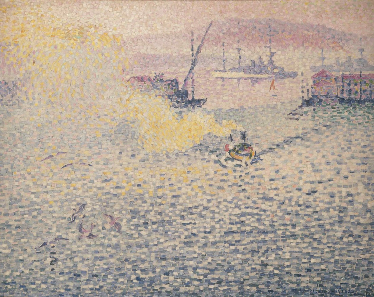 Toulon, Winter Morning by Henri Edmond Cross
