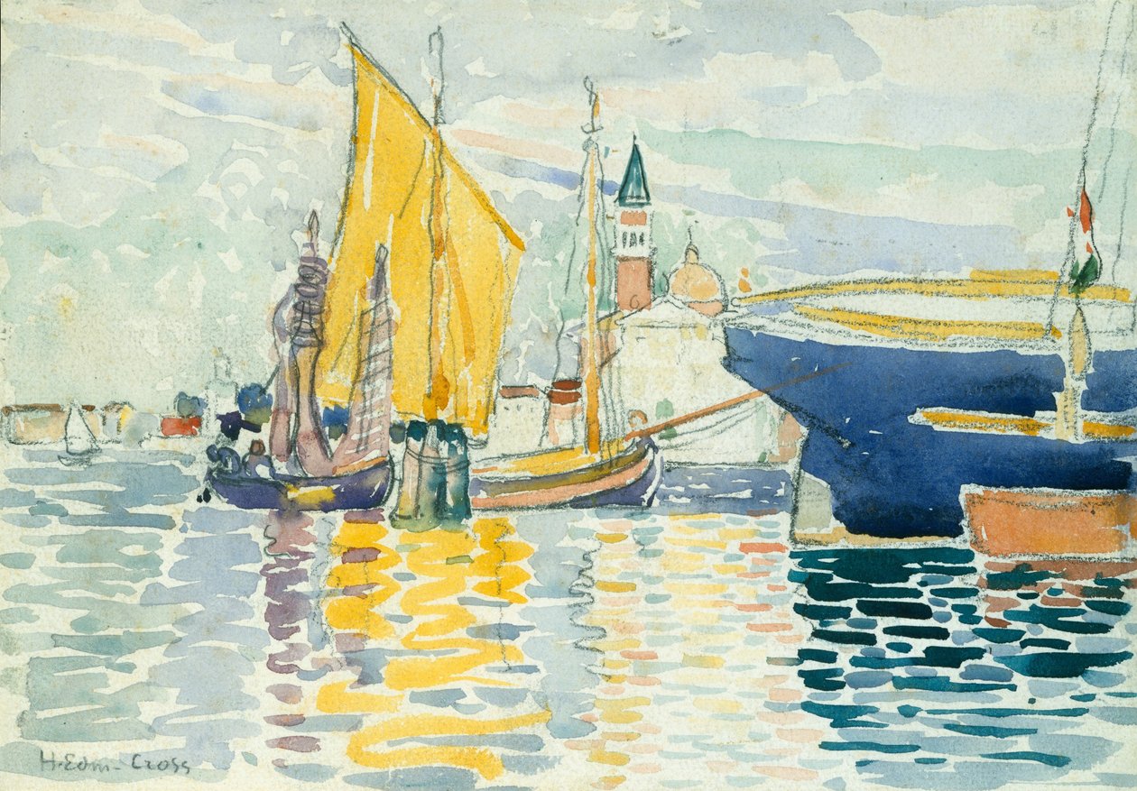 Venice-The Giudecca, 1903 by Henri Edmond Cross