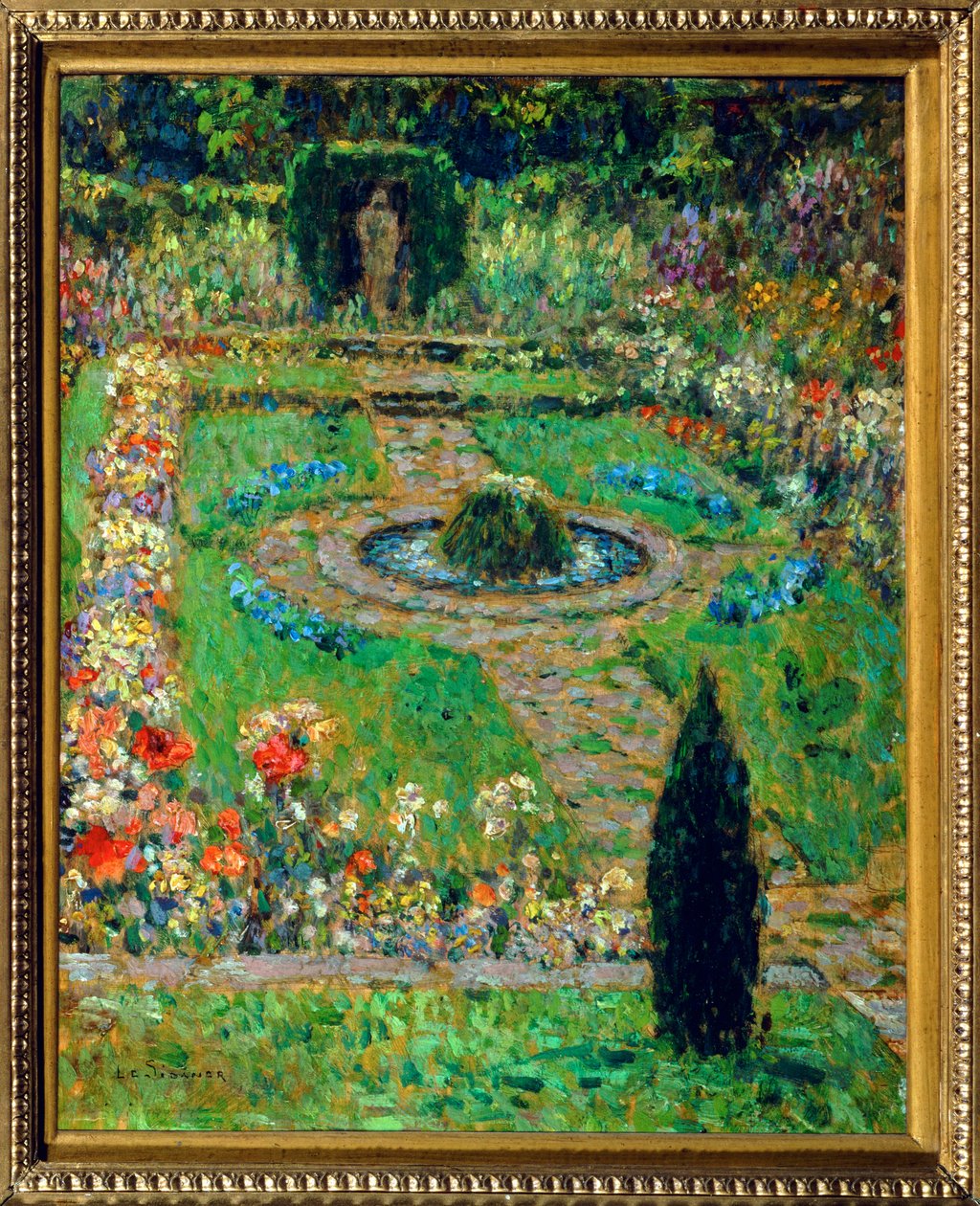 Hampton Court by Henri Eugene Augustin Le Sidaner