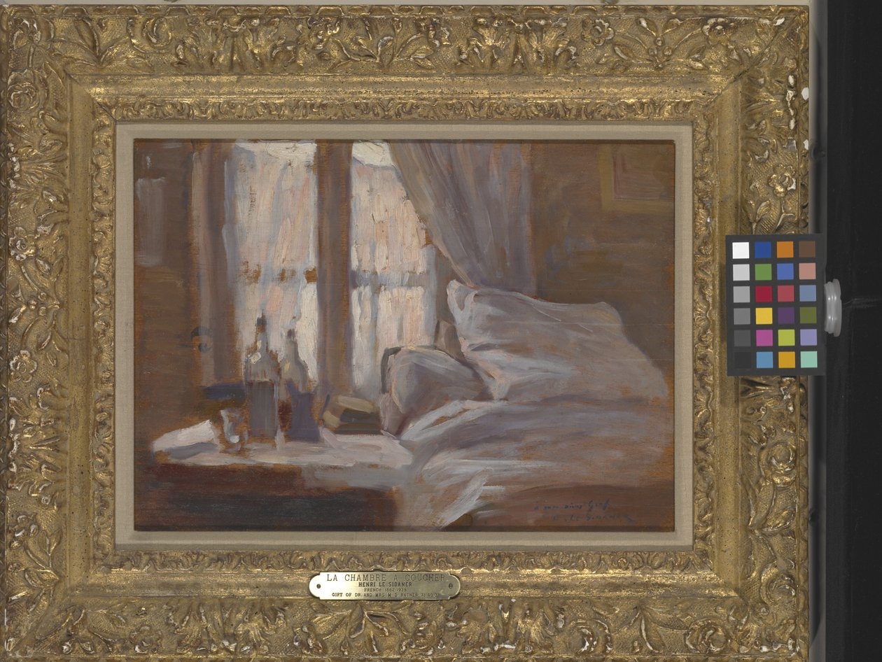 The Bedroom by Henri Eugene Augustin Le Sidaner