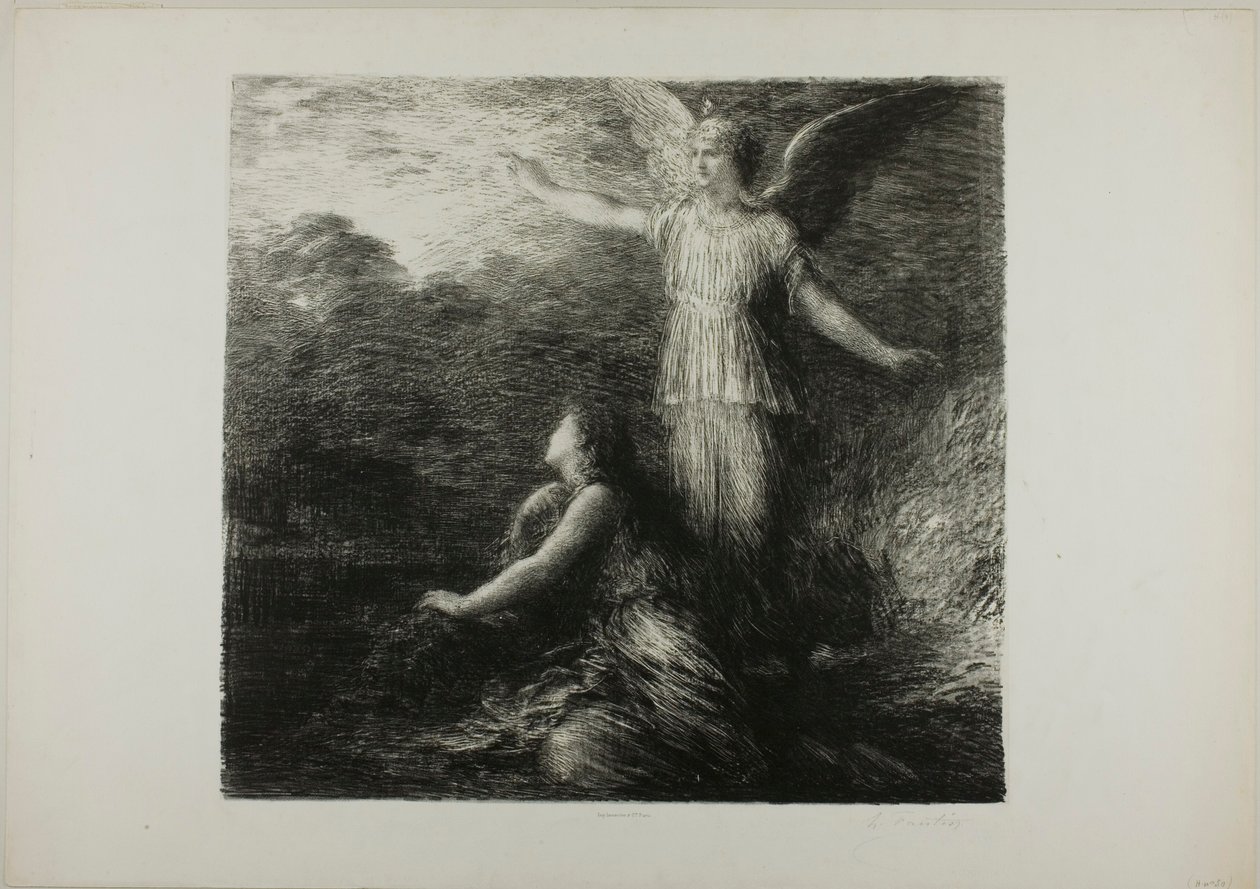 Paradise and the Peri (Opening), first plate by Henri Fantin-Latour
